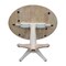 International Concepts Round 42 in Rd Dual Drop Leaf Pedestal Table, 30.3 inH, Unfinished, Ready to Finish, 42 in W, 42 in L K-42DPT-27B - alternate 4